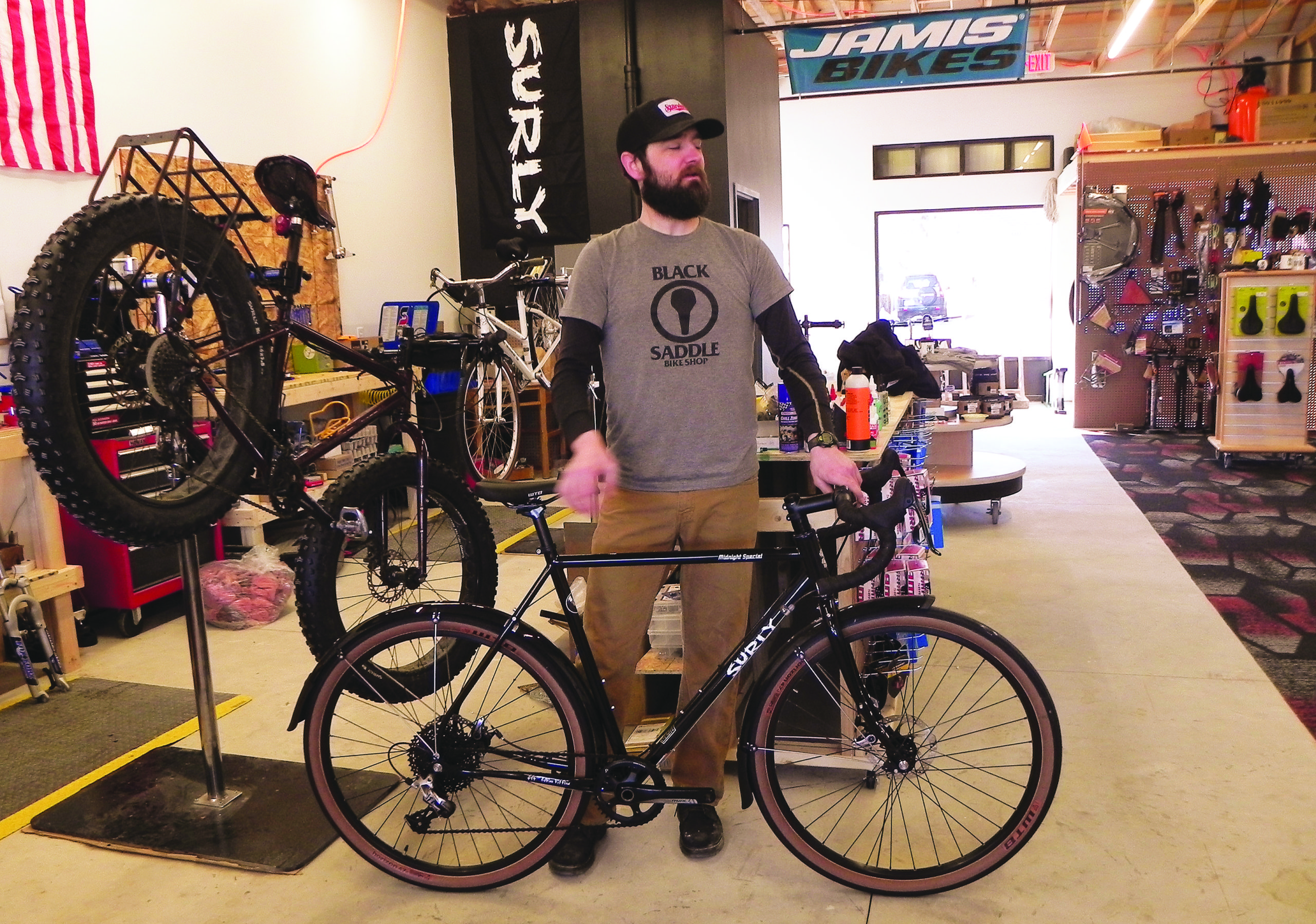 black saddle bike shop